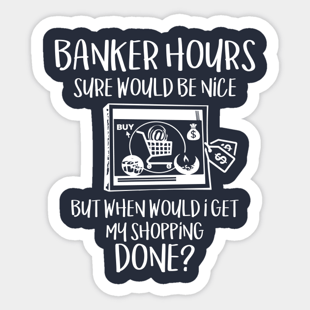 Shop While at Work Sticker by jslbdesigns